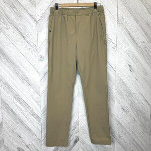 Figs Scrubs Scrub Pants Trouser Bonsai Mens Size Medium Khaki Tan Nylon Stretch